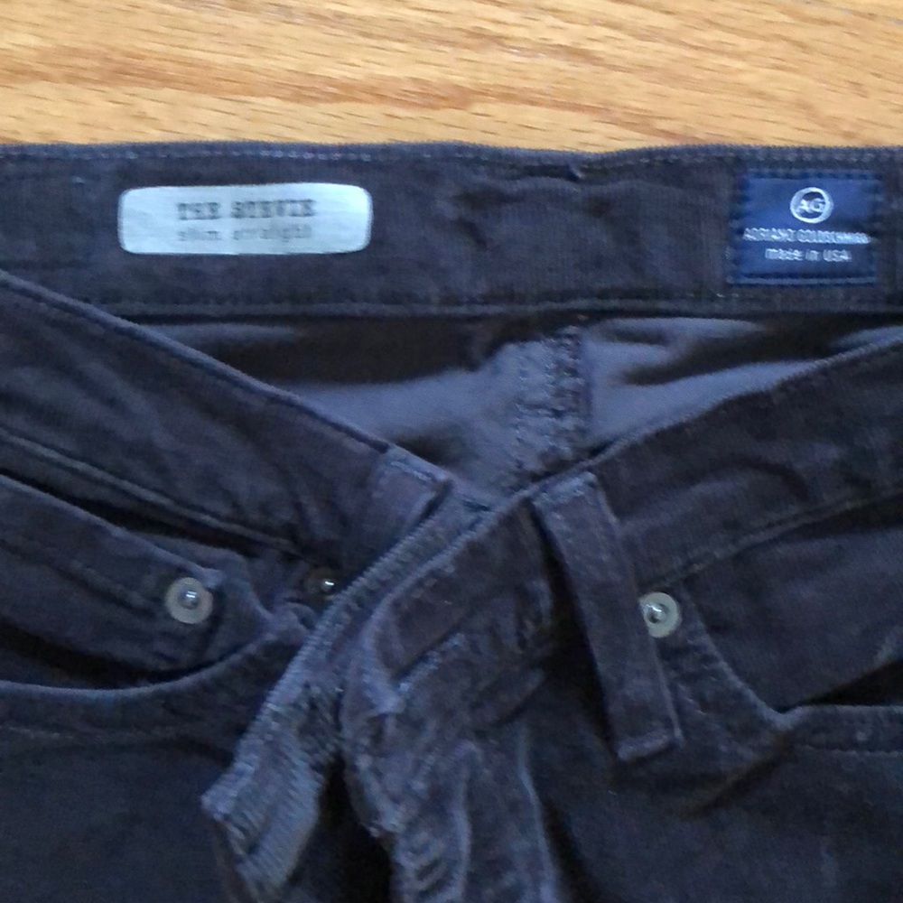 AG  Stevie Charcoal Cords —size 26R!!!